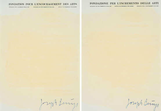 Joseph Beuys. Aus: Fettbriefe - photo 1