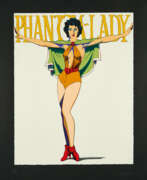 Sérigraphie. Mel Ramos. Phantom Lady