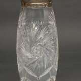 Vase en cristal avec finition argent&eacute;e Crystal Early 20th century - photo 2