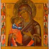 A LARGE ICON SHOWING THE IERUSALIMSKAYA MOTHER OF GOD - фото 1