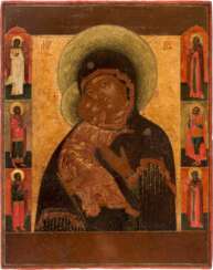 AN ICON OF THE VLADIMIRSKAYA MOTHER OF GOD