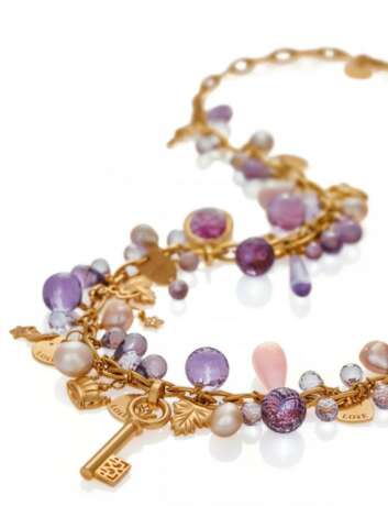 Amethyst-Perl-Collier - photo 1