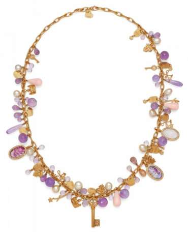 Amethyst-Perl-Collier - photo 2