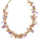 Amethyst-Perl-Collier - photo 2