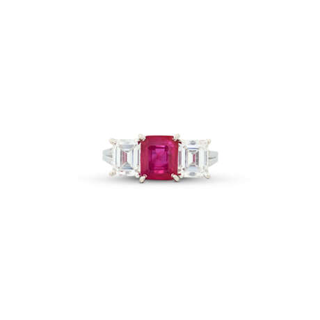 RUBY AND DIAMOND RING - photo 2