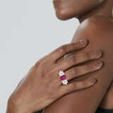 RUBY AND DIAMOND RING - photo 5