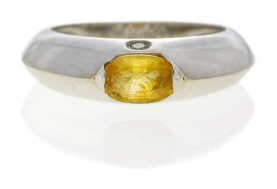 Citrin-Diamant-Ring - photo 1