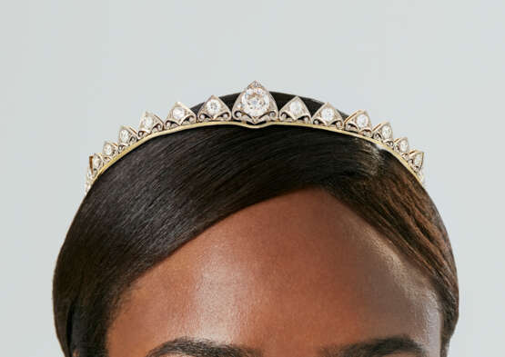 ANTIQUE DIAMOND TIARA/NECKLACE - Foto 6