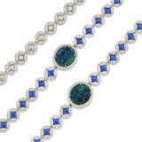 LOUIS VUITTON OPAL AND DIAMOND 'GALAXIE MONOGRAM' NECKLACE - Foto 3