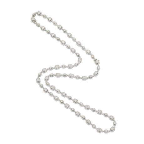 ILLUSION-SET DIAMOND LONGCHAIN NECKLACE - photo 1