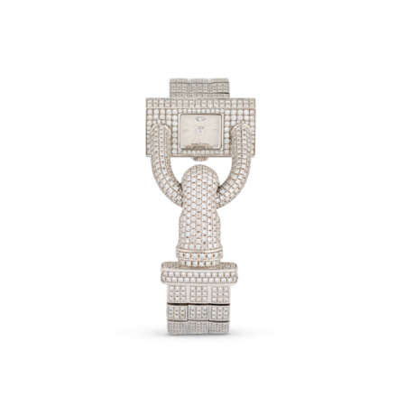 VAN CLEEF & ARPELS GOLD AND DIAMOND 'CADENAS' WRISTWATCH - photo 2