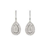 NO RESERVE | ILLUSION-SET DIAMOND EARRINGS - Foto 1