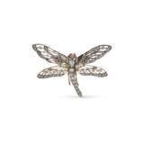 THREE GEM-SET AND DIAMOND DRAGONFLY BROOCHES - photo 4