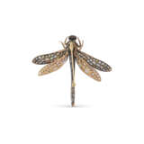 THREE GEM-SET AND DIAMOND DRAGONFLY BROOCHES - photo 6