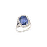 EARLY 20TH CENTURY SAPPHIRE AND DIAMOND RING - фото 1