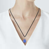 SAPPHIRE AND DIAMOND PENDANT - фото 3