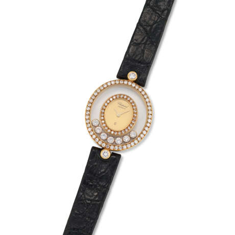 CHOPARD LADY'S DIAMOND AND GOLD 'HAPPY DIAMONDS' WRISTWATCH, REF. G 4292 - фото 3