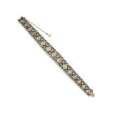 MELLERIO HERMANOS LATE 19TH CENTURY PEARL AND DIAMOND BRACELET - Foto 3