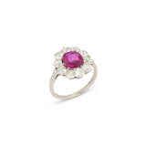 EARLY 20TH CENTURY RUBY AND DIAMOND RING - photo 1