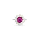 EARLY 20TH CENTURY RUBY AND DIAMOND RING - Foto 2