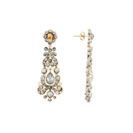 EARLY 19TH CENTURY DIAMOND EARRINGS - photo 3