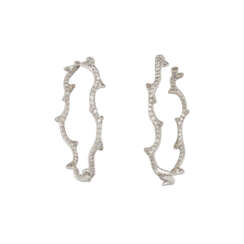 DIOR DIAMOND 'BOIS DE ROSE' EARRINGS