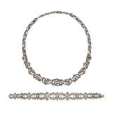 NO RESERVE | LATE 19TH CENTURY DIAMOND NECKLACE AND BRACELET - Foto 1