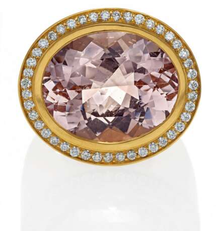 Morganit-Diamant-Ring - photo 1