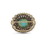 NO RESERVE | LATE 19TH CENTURY TURQUOISE AND DIAMOND BROOCH - photo 2