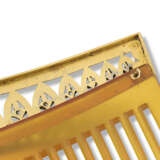 JEWELLED GOLD-MOUNTED TORTOISESHELL HAIR COMB - Foto 4