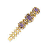 NO RESERVE | ANTIQUE AMETHYST, ENAMEL AND DIAMOND BRACELET - Foto 3