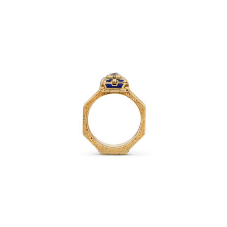 NO RESERVE | MID-19TH CENTURY GOLD, ENAMEL AND DIAMOND RING/BRACELET - photo 4