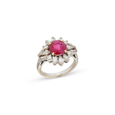 RUBY AND DIAMOND RING - фото 1