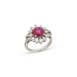 RUBY AND DIAMOND RING - photo 1