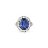 SAPPHIRE AND DIAMOND RING - photo 2