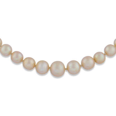 NATURAL PEARL, CULTURED PEARL AND DIAMOND NECKLACE - photo 2