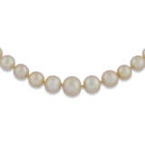 NATURAL PEARL, CULTURED PEARL AND DIAMOND NECKLACE - photo 3