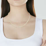 NATURAL PEARL, CULTURED PEARL AND DIAMOND NECKLACE - photo 5