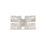 ART DECO DIAMOND BROOCH - Foto 2