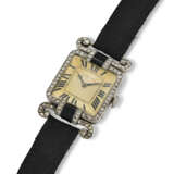 NO RESERVE | CARTIER LADY'S EARLY 20TH CENTURY DIAMOND AND ONYX WRISTWATCH - photo 2