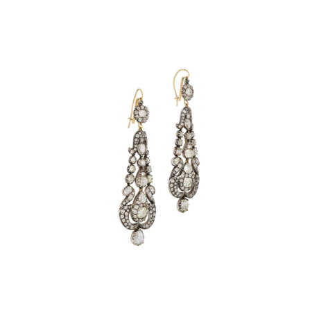 EARLY 19TH CENTURY DIAMOND EARRINGS - photo 2