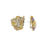 SABBADINI GEM-SET AND DIAMOND EARRINGS - фото 2