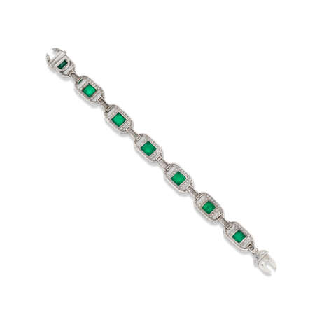 EMERALD AND DIAMOND BRACELET - Foto 2