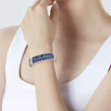 VAN CLEEF & ARPELS MID-20TH CENTURY SAPPHIRE AND DIAMOND BRACELET - photo 3