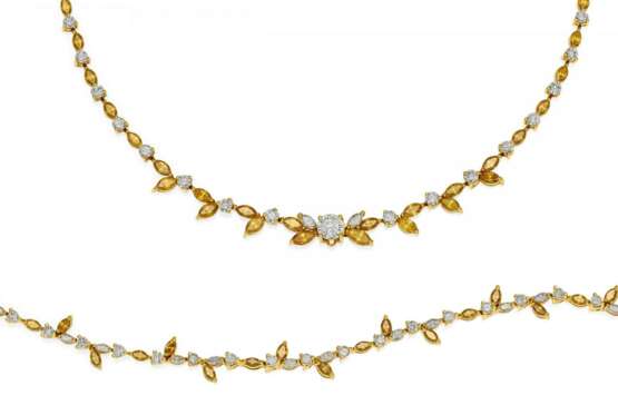 Diamant-Set: Collier und Armband - фото 1