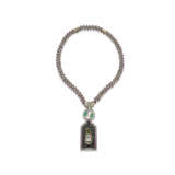 ART DECO EMERALD, RUBY, ONYX, DIAMOND, AMETHYST AND CUBIC ZIRCONIA PENDENT NECKLACE - photo 4