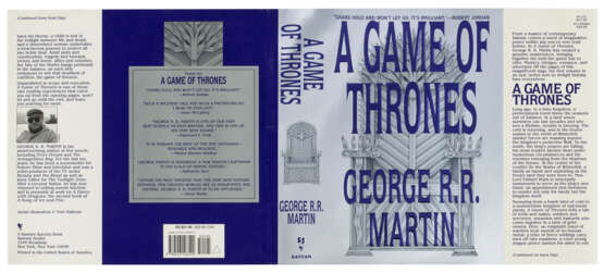 A Game of Thrones: original dust-jacket artwork - фото 2