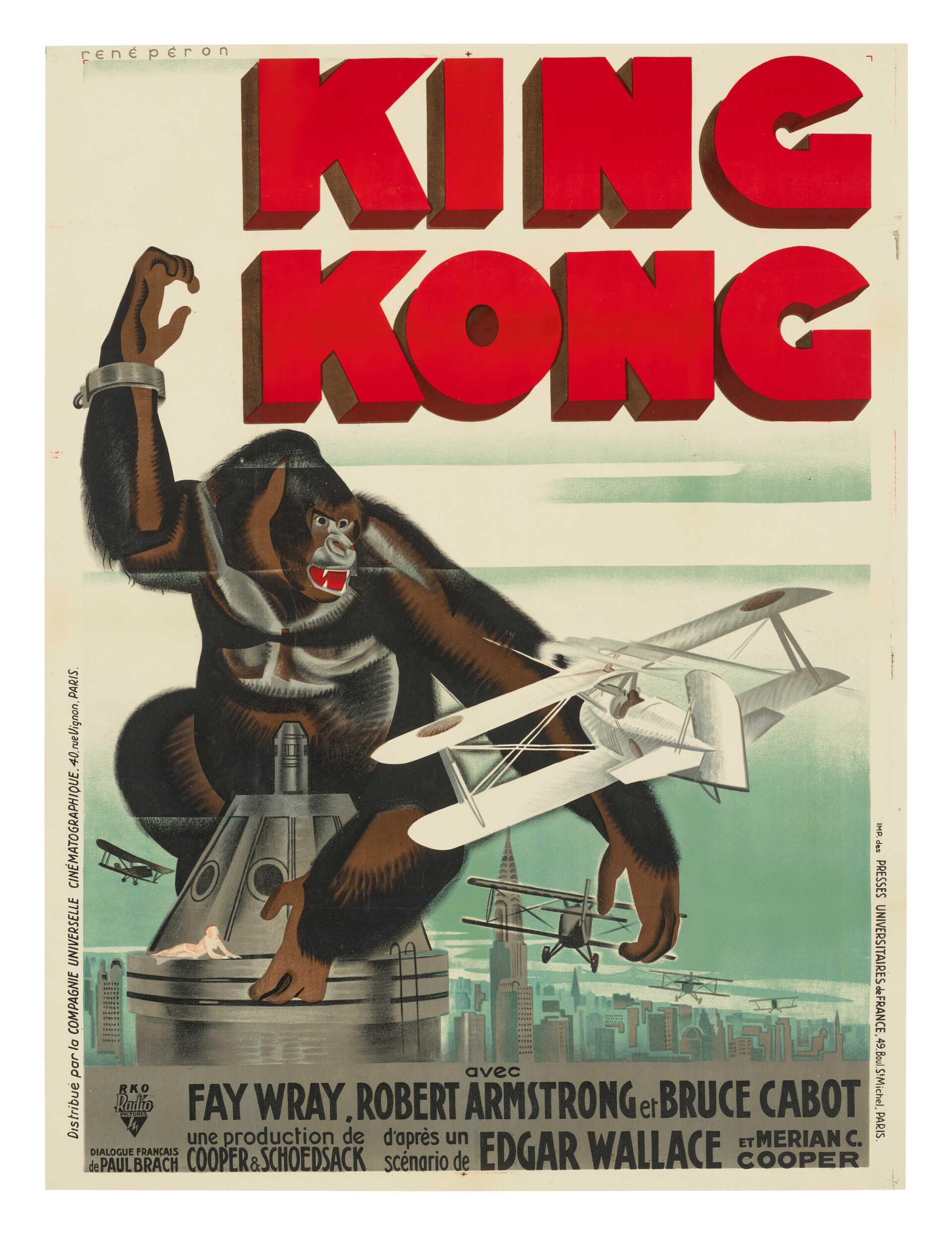 King Kong, 1933: original vintage film poster