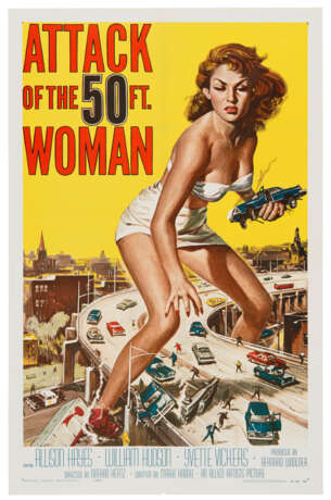 Attack of the 50ft. Woman, 1958: original vintage film poster - фото 1