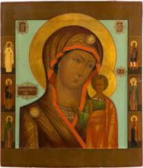 A LARGE ICON SHOWING THE MOTHER OF GOD OF KAZAN